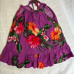 Floral Purple Kids Dress